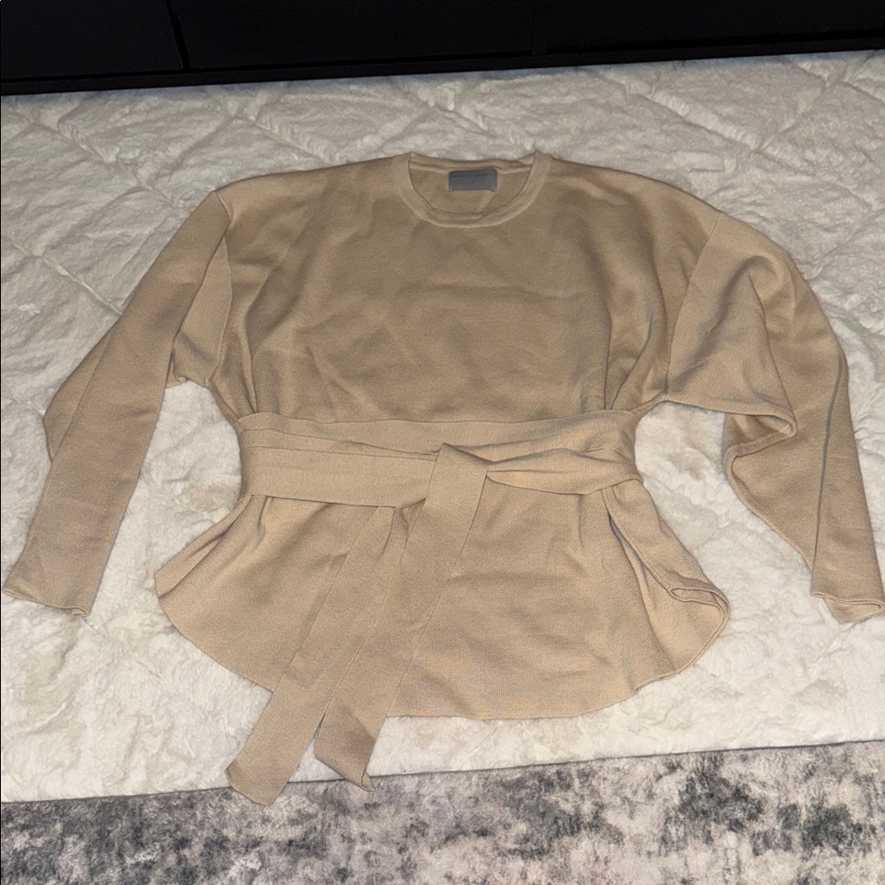 Modern Citizen Nara Tie Front Sweater
